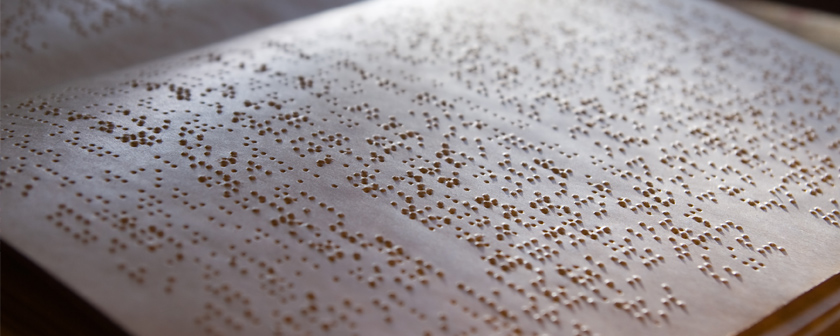 Expédition 360 - Paris- Sur la route de Louis-Braille - Musée Louis-Braille - Document écrit en braille