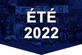 Visuel bleu pointu calendrier Été 2022